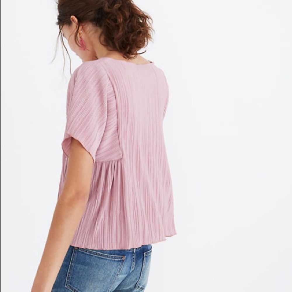 Madewell Micropleat Top - Picture 3 of 4